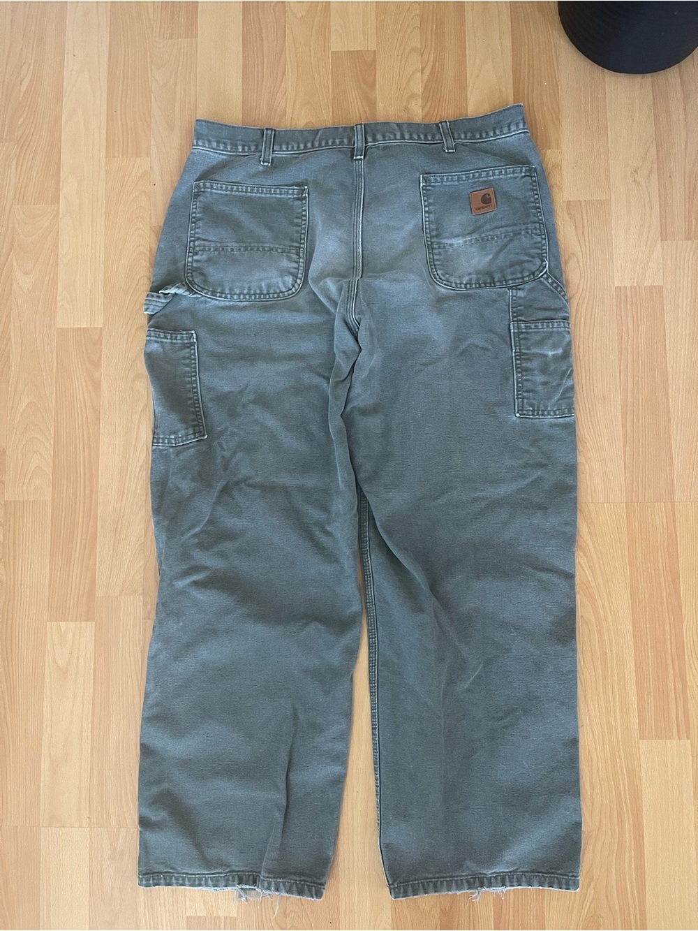 Carhartt Men's Cargo Work Pants in Olive Green
